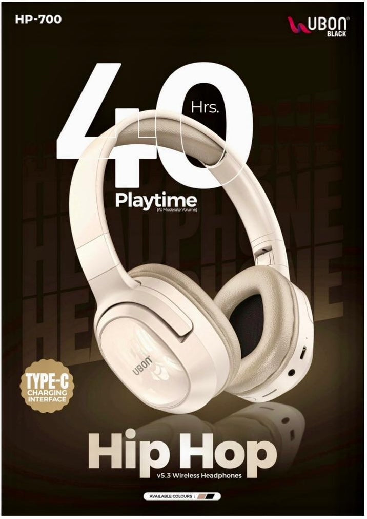 HP 700 WIRELESS HEADPHONE (40 HOURS PLAYTIME)