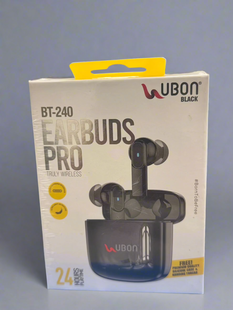 BT-240 EARBUDS PRO WITH 24HRS PLAYTIME/ACTIVE NOISE REDUCTION