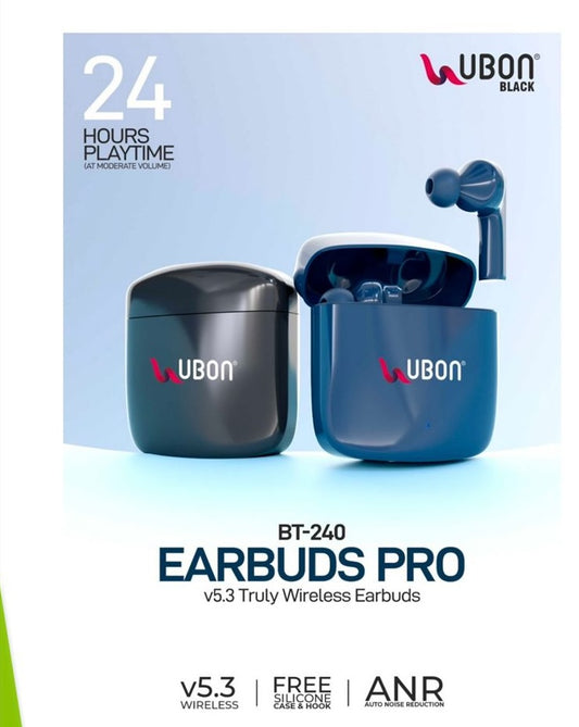 BT-240 EARBUDS PRO WITH 24HRS PLAYTIME/ACTIVE NOISE REDUCTION