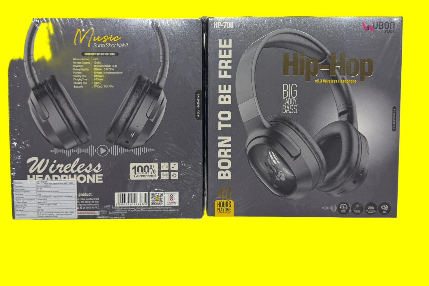 HP 700 WIRELESS HEADPHONE (40 HOURS PLAYTIME)